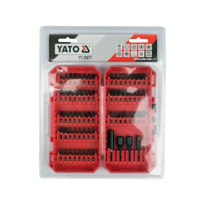 6. Zestaw końcówek udarowych 68szt YT-78077 YATO