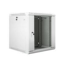 Szafa rack Lanberg WF01-6612-10S (12U; 635mm / 600mm / 600 mm; wisząca; Szklane; 19''; kolor szary)
