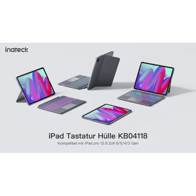2. Klawiatura iPad 13" iPad Pro 3/6 Gen. QWERTZ szary