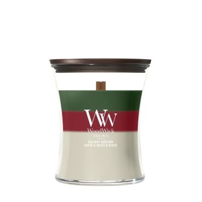Świeca średnia HOLIDAY GARLAND WOODWICK