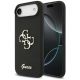 Etui Guess Silicone Big 4G Script na iPhone Air - czarne