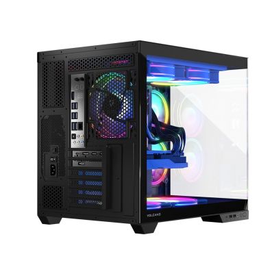 26. MODECOM OBUDOWA VOLCANO PANORAMA APEX ARGB 7F MIDI BLACK