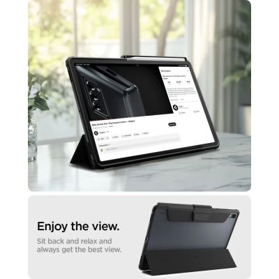 10. Etui Spigen Ultra Hybrid Pro na Samsung Galaxy Tab S12+ - czarne
