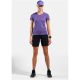 2. Koszulka damska Odlo F-DRY T-shirt crew neck s/s fioletowa