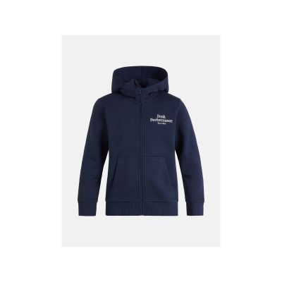 Bluza  Peak Performance Jr Original Zip Hood niebieski