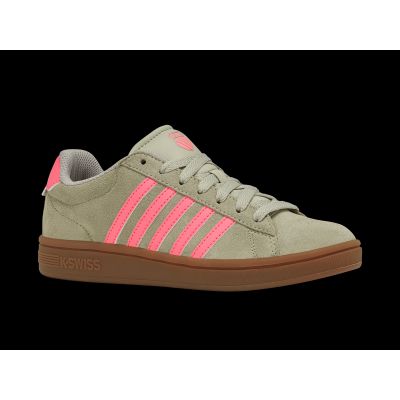 2. Sneakersy damskie K-swiss COURT TIEBRK II zielone (99492-059-M)