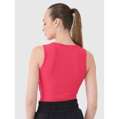 3. Crop top dzianinowy damski 4F 4FRSS25TSLEF234-54S