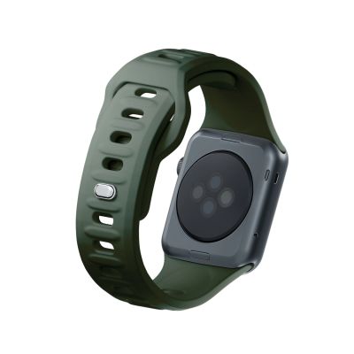 25. Pasek silikonowy 3mk Silicone Watch Strap do Apple Watch 38 / 40 / 41 mm - zielony