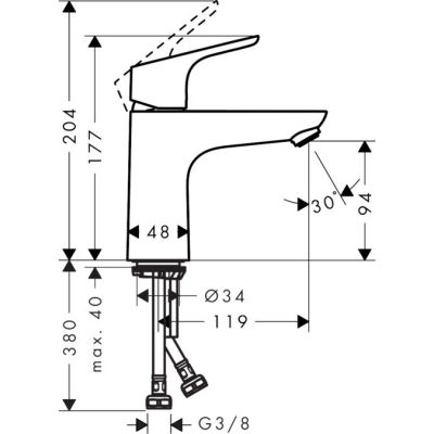 3. Hansgrohe Focus Chrom
