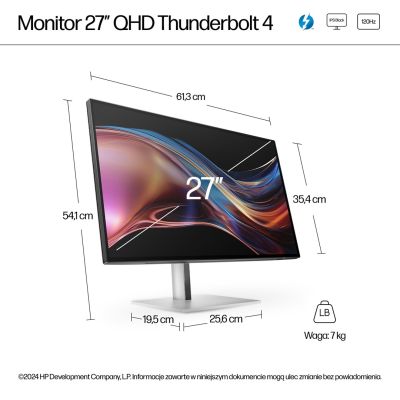 8. Monitor HP S7 PRO 727PU 27 cali 16:9