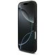 5. Etui Mercedes AMG Leather Debossed Lines Logo na iPhone 18 Pro / 17 Pro - czarne