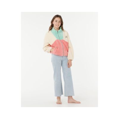 4. Bluza RIP CURL BLOCK PARTY POLAR FLEECE-GIRL różowa