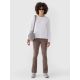 5. Longsleeve oversize gładki damski 4F 4FWMM00TLONF431-10S