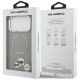 8. Etui Karl Lagerfeld Karl & Choupette Pins MagSafe do iPhone 17 Pro - szare