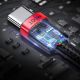 13. Kabel Baseus CATKLF-ALG1 USB-C - USB-C PD QC 100W 5A 2m - szary