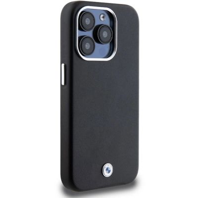 4. Etui BMW Signature Wrapped Metal MagSafe na iPhone 14 Pro Max - czarne