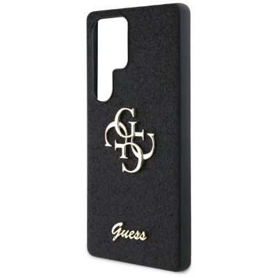 6. Etui Guess Fixed Glitter Big 4G Metal Logo do Samsung Galaxy S25 Ultra czarny