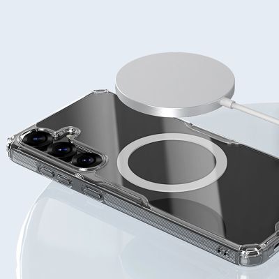 12. Etui Nillkin Nature TPU Pro Magnetic Case z MagSafe na Samsung S25 - białe