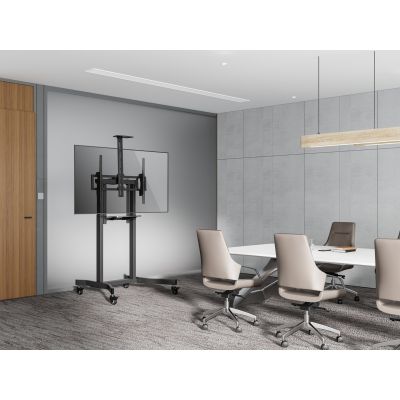 11. Uchwyt na stojak podłogowy Equip 55-100"/1TFT 120kg 1Półka lite Sprzedaż detaliczna (650633)
