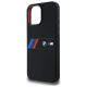 6. Etui BMW Silicone Middle Stripe MagSafe na iPhone 16 Pro Max - czarne