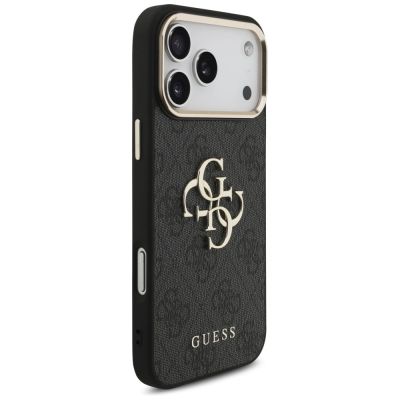 4. Etui Guess 4G Big 4G Classic Logo na iPhone 17 Pro Max / 18 Pro Max - czarno-złote