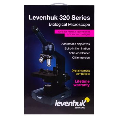 3. Monokularowy mikroskop biologiczny Levenhuk 320 BASE