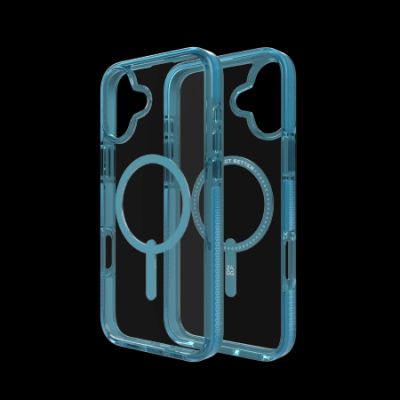 3. Etui ZAGG Santa Cruz Snap MagSafe na iPhone 16 Plus - niebieskie