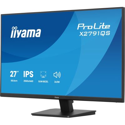 27. iiyama ProLite X2791QS-B1 monitor komputerowy 68,6 cm (27") 2560 x 1440 px Quad HD LED Czarny
