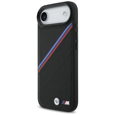 2. Etui BMW M Tricolor Metal Logo MagSafe do iPhone 17 Air - czarne
