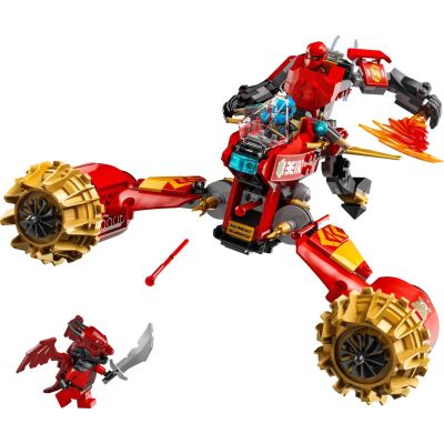 13. LEGO NINJAGO 71830 Burzowy jeździec-mech Kaia