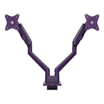 3. Arozzi AZ-ALZARE-NEO-DUO-PP uchwyt / stojak do monitorów 81,3 cm (32") Biurko Fioletowy