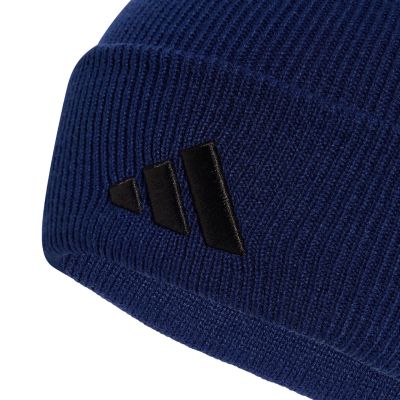3. Czapka adidas New Logo Beanie Cuff granatowa KQ6680