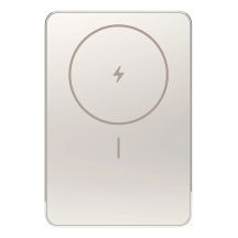Xiaomi Super Slim Magnetic Power Bank 5000 Litowo-jonowa (Li-Ion) 5000 mAh Bezprzewodowe ładowanie Piaskowy