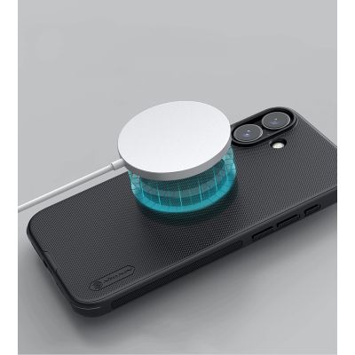 19. Etui Nillkin Super Frosted Shield Pro Magnetic Case na iPhone 16 - czarne