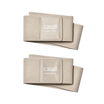 2. Taśma CASALL Resistance Bands 2-pack kolor piaskowy