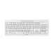 2. CHERRY STREAM klawiatura Biuro USB QWERTY US English Biały