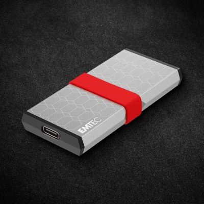 5. Emtec X205 Mini 256 GB USB Type-C USB 3.2 Gen 2x2 Srebrny
