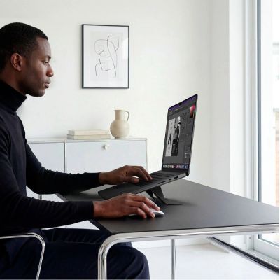 14. Podstawka pod laptopa Spigen SlimFold LD201-S6 - szara