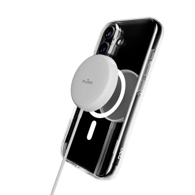 6. Etui Puro Impact Clear D3O TPU+PC kompatybilne z MagSafe na iPhone 17 - przezroczyste