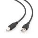 2. Kabel GEMBIRD CCP-USB2-AMBM-10 (USB 2.0 typu A M - USB 2.0 typu B M; 3m; kolor czarny)