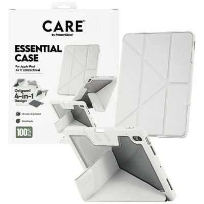 4. Etui Care by PanzerGlass Y fold do iPad Air 11" 2025 (7 gen.) / iPad Air 11" 2024 (6 gen.) -  jasnoszare