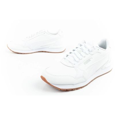 8. Puma ST Runner v4  buty sportowe sneakersy męskie białe skóra modne