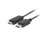 3. LANBERG KABEL DISPLAYPORT (M) V1.1->HDMI (M) 5M CA-DPHD-11CC-0050-BK