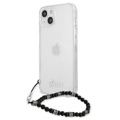 2. Etui Guess Black Pearl na iPhone 13 - przezroczyste
