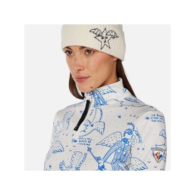 5. Bluza damska ROSSIGNOL W JCC BOOSTER HZ biała