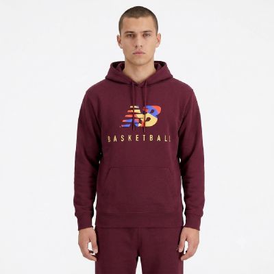 4. Bluza męska New Balance Hoops Classics Hoodie - MT23585-NBY