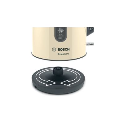 9. Bosch TWK4P437 czajnik elektryczny 1,7 l 2400 W Beżowy, Czarny