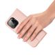 6. Etui do iPhone 15 Pro pokrowiec z klapką i portfelem Dux Ducis Skin Pro - różowe
