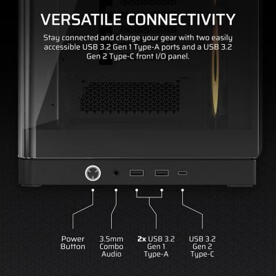 6. Obudowa Corsair FRAME 4500X RS-R ARGB Tempered Glass Mid-Tower, Black