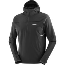 Salomon Sense Aero Hybrid Half Zip Hooded LC2429600 Czarne L